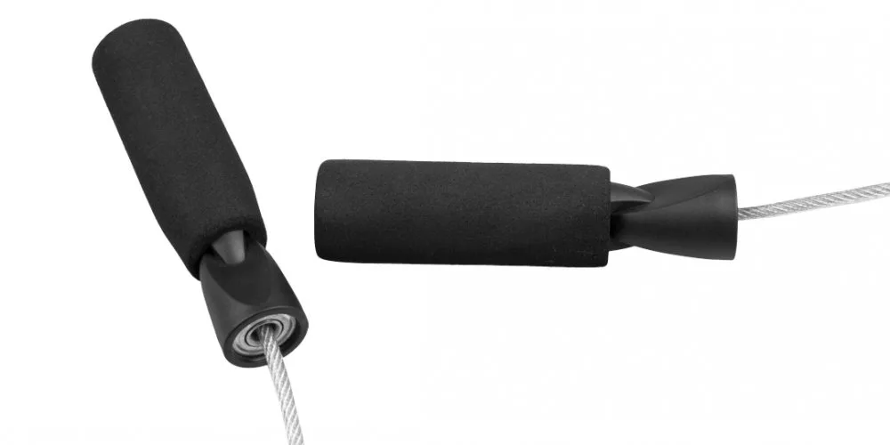 Ātruma lecamaukla ar tērauda trosi Speed Jump Rope sīktēls 2
